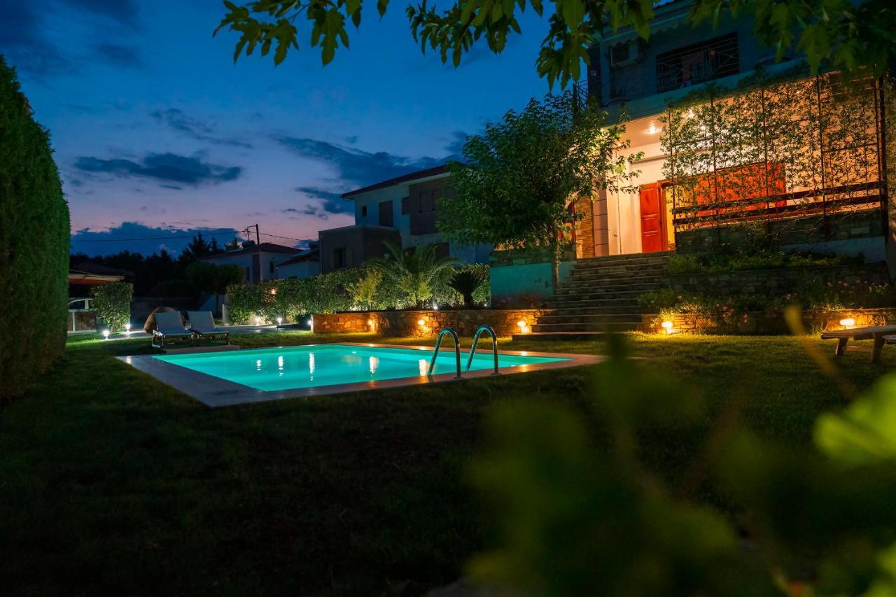 Chariklia'S House With Private Pool Villa Káto Lekhónia Kültér fotó