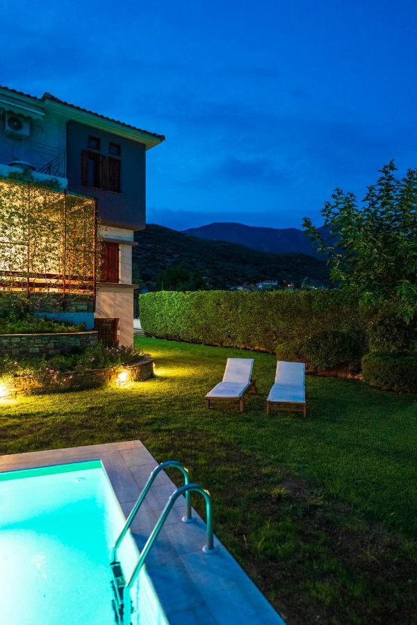 Chariklia'S House With Private Pool Villa Káto Lekhónia Kültér fotó