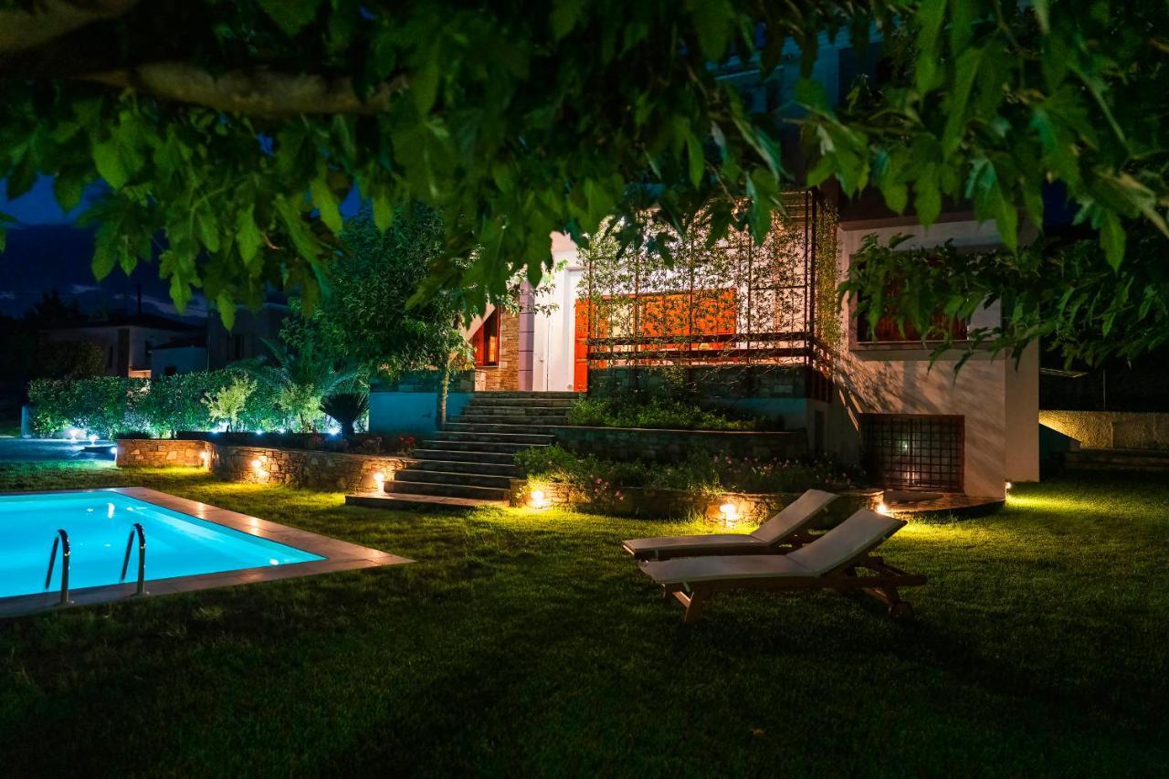 Chariklia'S House With Private Pool Villa Káto Lekhónia Kültér fotó