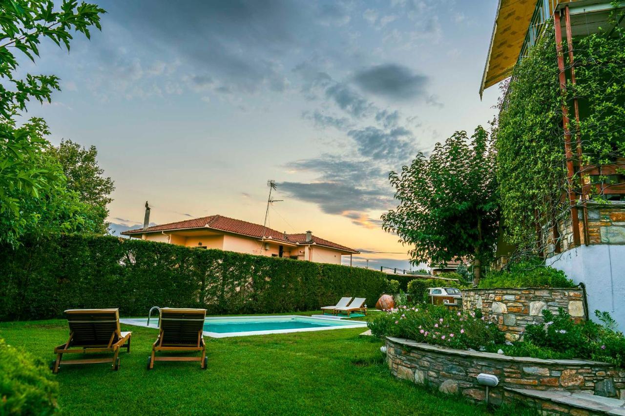 Chariklia'S House With Private Pool Villa Káto Lekhónia Kültér fotó